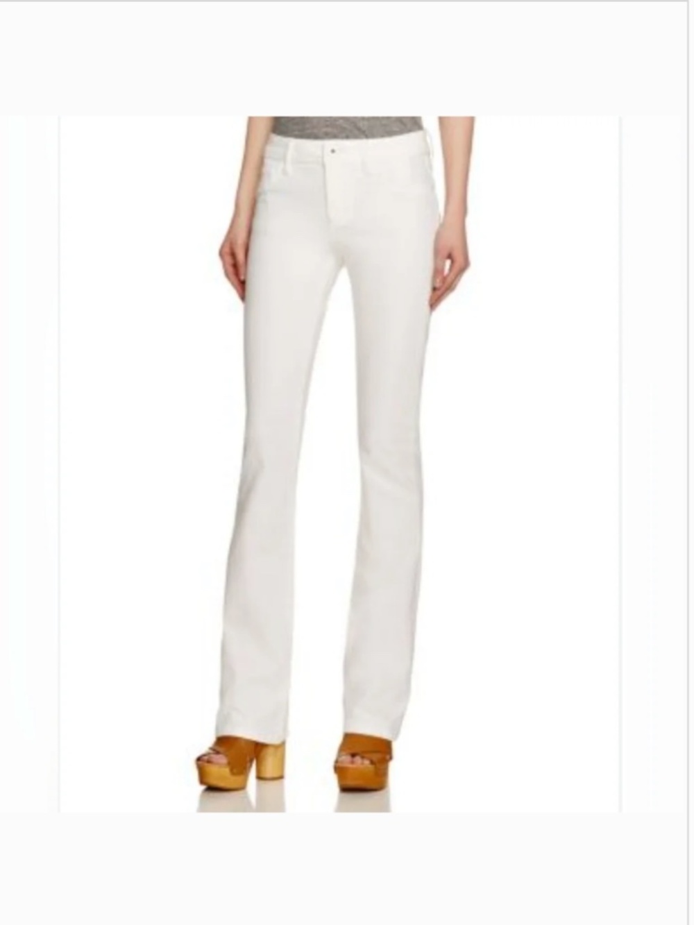 EUC DL1961 Elodie Boot Cut Jean in Milk White, Size 29